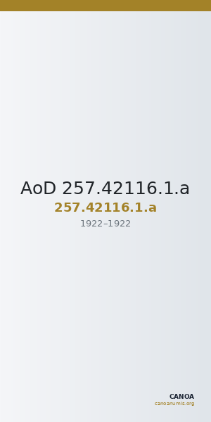 AoD 257.42116.1.a — CANOA
