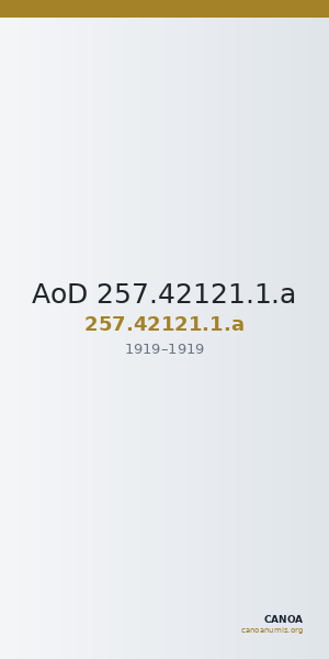 AoD 257.42121.1.a — CANOA