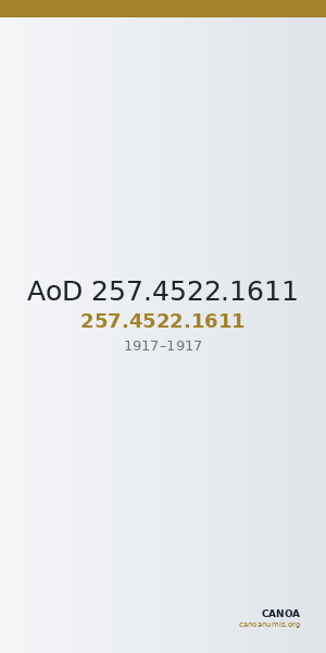 AoD 257.4522.1611 — CANOA
