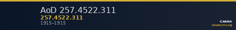 AoD 257.4522.311 — CANOA