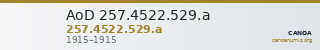 AoD 257.4522.529.a — CANOA