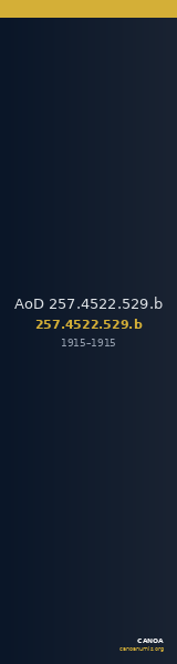 AoD 257.4522.529.b — CANOA
