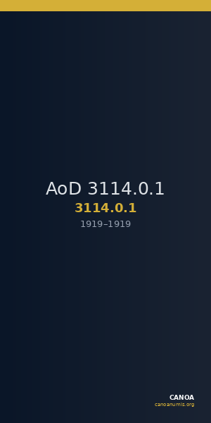 AoD 3114.0.1 — CANOA