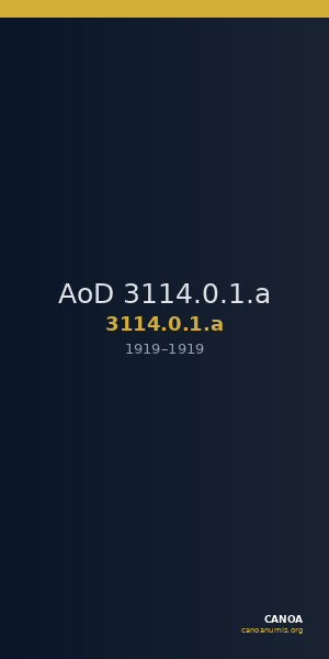 AoD 3114.0.1.a — CANOA