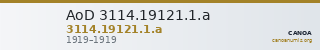 AoD 3114.19121.1.a — CANOA
