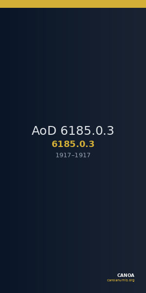 AoD 6185.0.3 — CANOA