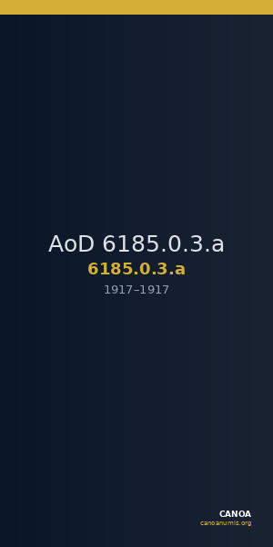 AoD 6185.0.3.a — CANOA