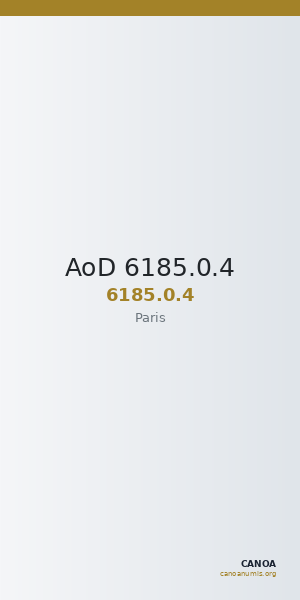 AoD 6185.0.4 — CANOA