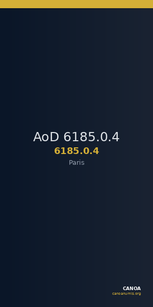 AoD 6185.0.4 — CANOA
