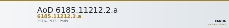 AoD 6185.11212.2.a — CANOA