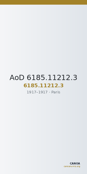 AoD 6185.11212.3 — CANOA