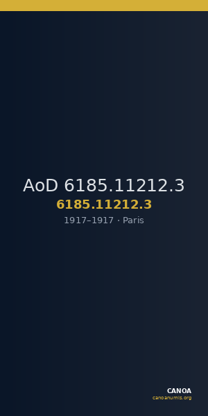 AoD 6185.11212.3 — CANOA