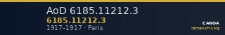 AoD 6185.11212.3 — CANOA