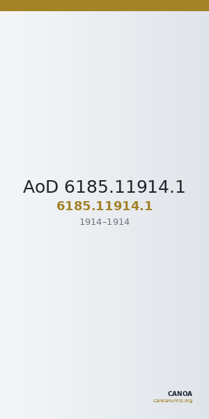 AoD 6185.11914.1 — CANOA