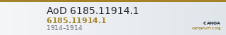 AoD 6185.11914.1 — CANOA