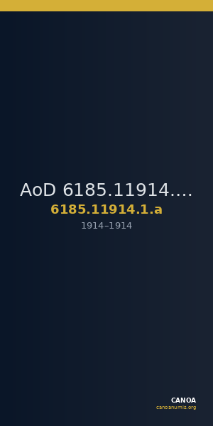 AoD 6185.11914.1.a — CANOA