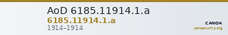 AoD 6185.11914.1.a — CANOA