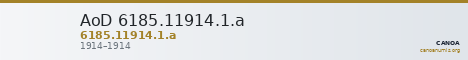 AoD 6185.11914.1.a — CANOA