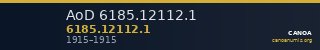 AoD 6185.12112.1 — CANOA