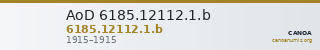 AoD 6185.12112.1.b — CANOA