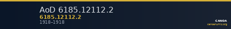 AoD 6185.12112.2 — CANOA