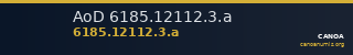 AoD 6185.12112.3.a — CANOA