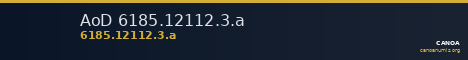 AoD 6185.12112.3.a — CANOA