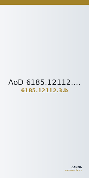 AoD 6185.12112.3.b — CANOA