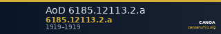 AoD 6185.12113.2.a — CANOA