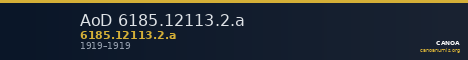 AoD 6185.12113.2.a — CANOA