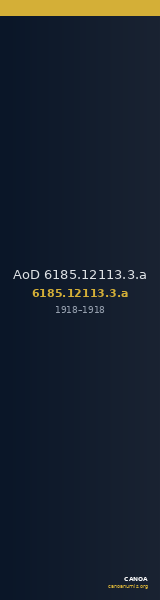 AoD 6185.12113.3.a — CANOA