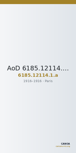 AoD 6185.12114.1.a — CANOA