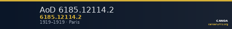 AoD 6185.12114.2 — CANOA
