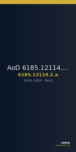 AoD 6185.12114.2.a — CANOA