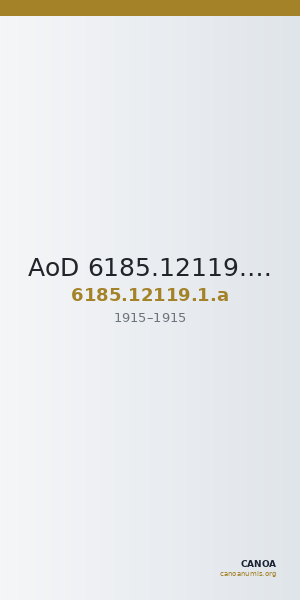 AoD 6185.12119.1.a — CANOA