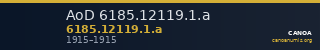 AoD 6185.12119.1.a — CANOA