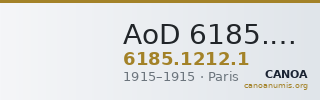 AoD 6185.1212.1 — CANOA