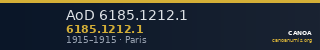 AoD 6185.1212.1 — CANOA