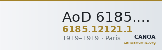 AoD 6185.12121.1 — CANOA