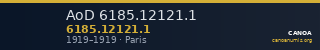 AoD 6185.12121.1 — CANOA