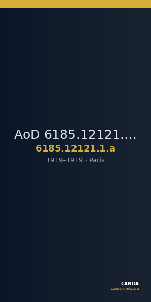 AoD 6185.12121.1.a — CANOA