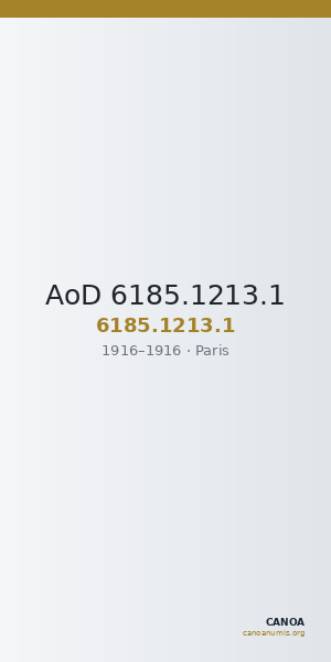 AoD 6185.1213.1 — CANOA