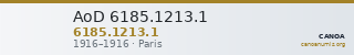 AoD 6185.1213.1 — CANOA