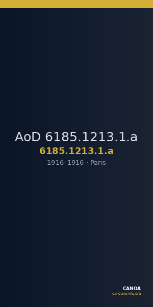 AoD 6185.1213.1.a — CANOA