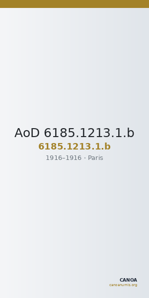 AoD 6185.1213.1.b — CANOA