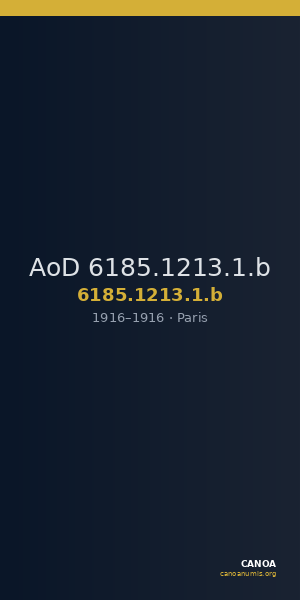 AoD 6185.1213.1.b — CANOA