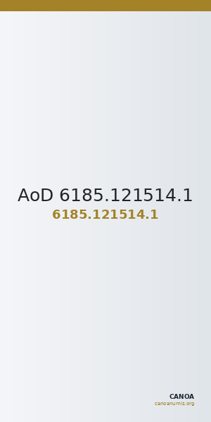 AoD 6185.121514.1 — CANOA