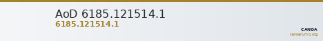 AoD 6185.121514.1 — CANOA