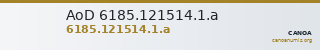 AoD 6185.121514.1.a — CANOA