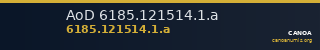 AoD 6185.121514.1.a — CANOA
